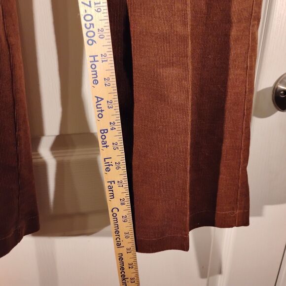 St. John's Bay vintage corduroy pants mens 36x32 brown 90's straight leg NWT - Picture 7 of 9